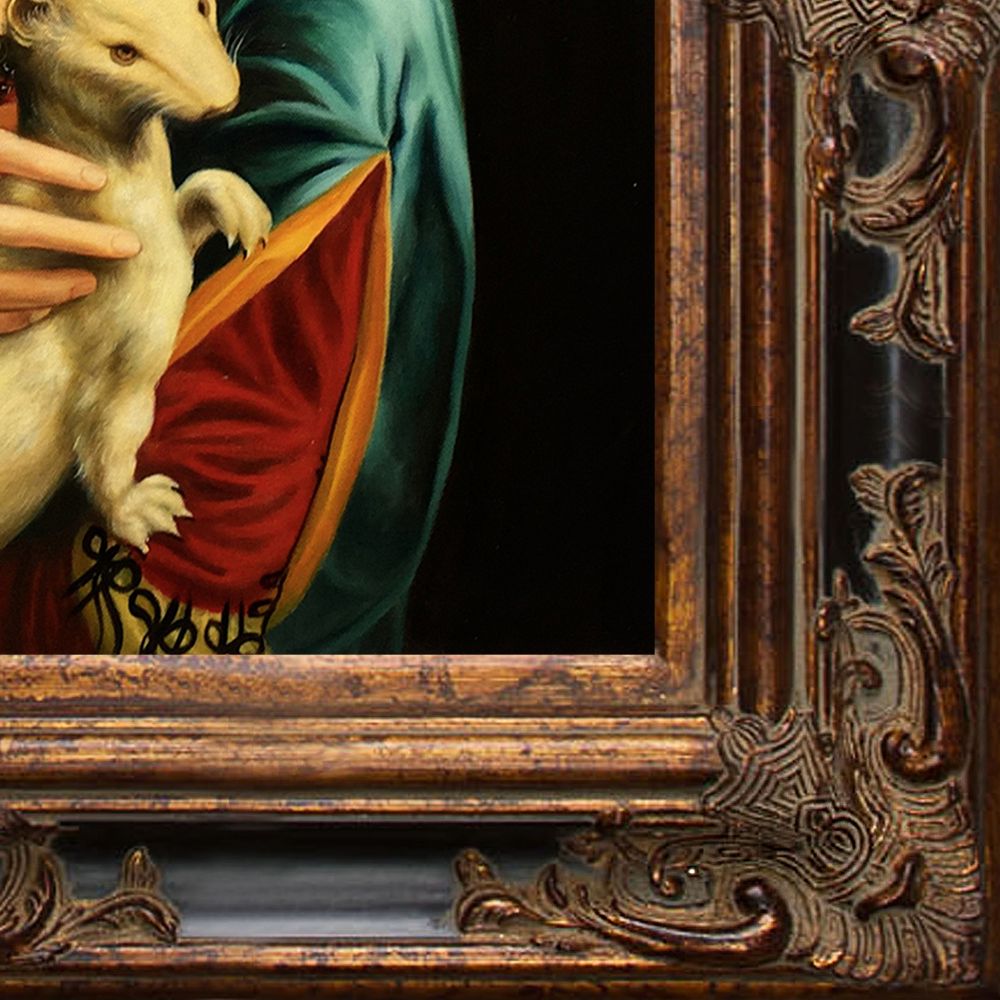 Lady With an Ermine Pre-Framed - Excalibur Frame 20"X24"