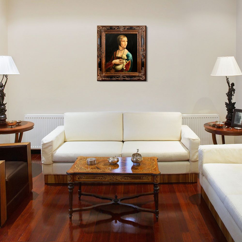 Lady With an Ermine Pre-Framed - Excalibur Frame 20"X24"