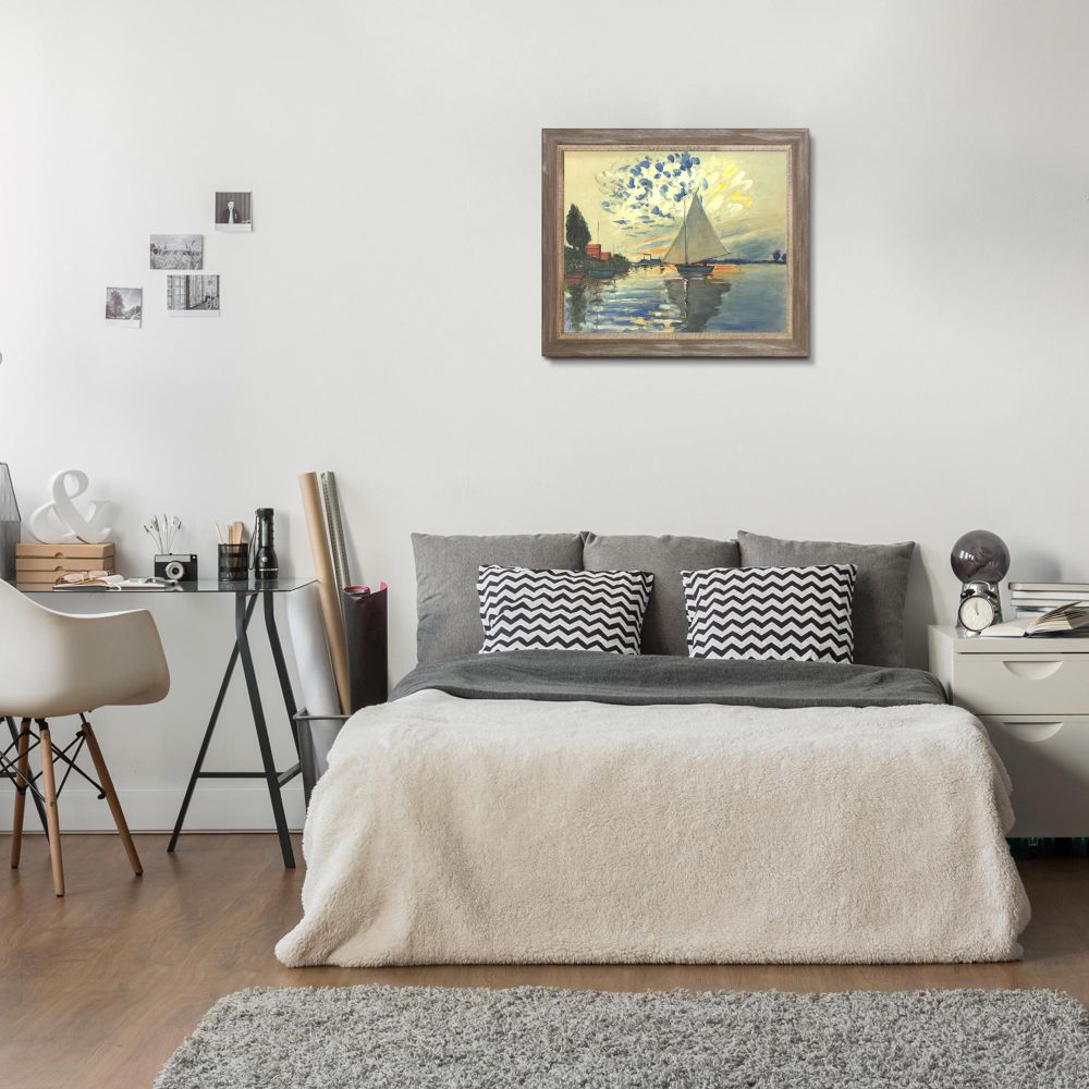 Sailboat at Le Petit-Gennevilliers