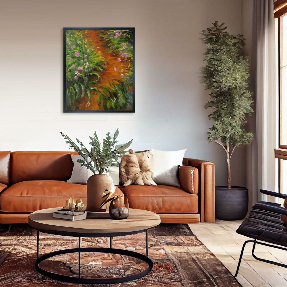 Irises Pre-framed - Studio Black Wood Frame 20"X24"