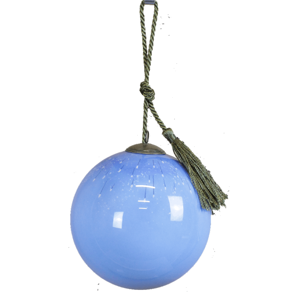 The Night We Broke The Moon Hand Painted Glass Ornament