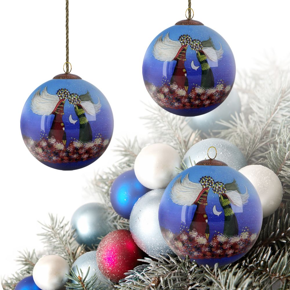 Angels Glass Ornament Collection (Set of 3)