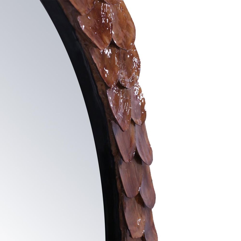 Bronze Aeolian Large Mother of Pearl Framed Mirror