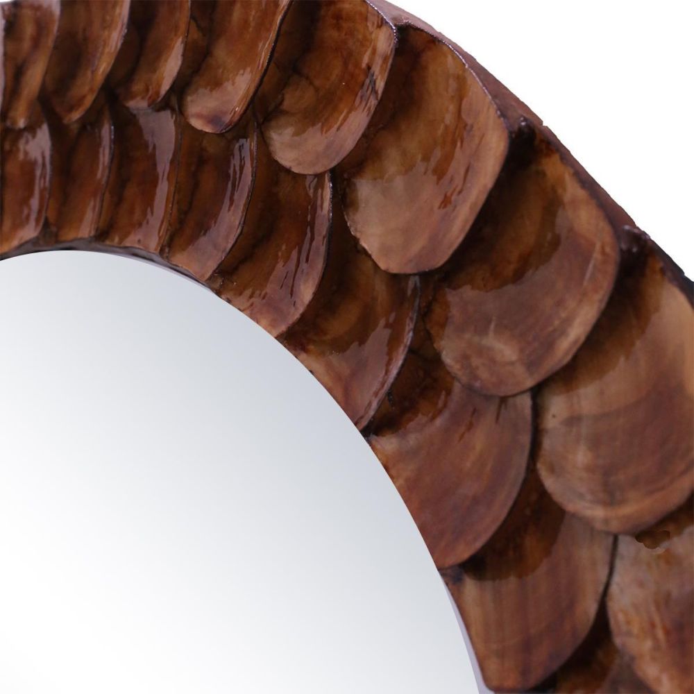 Bronze Aeolian Large Mother of Pearl Framed Mirror