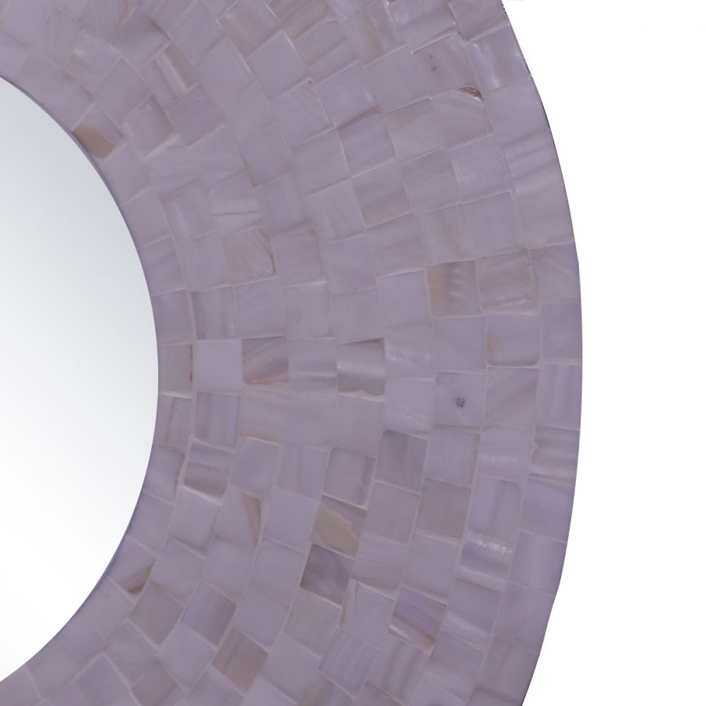 Bianca Moderno Mother of Pearl Framed Mirror