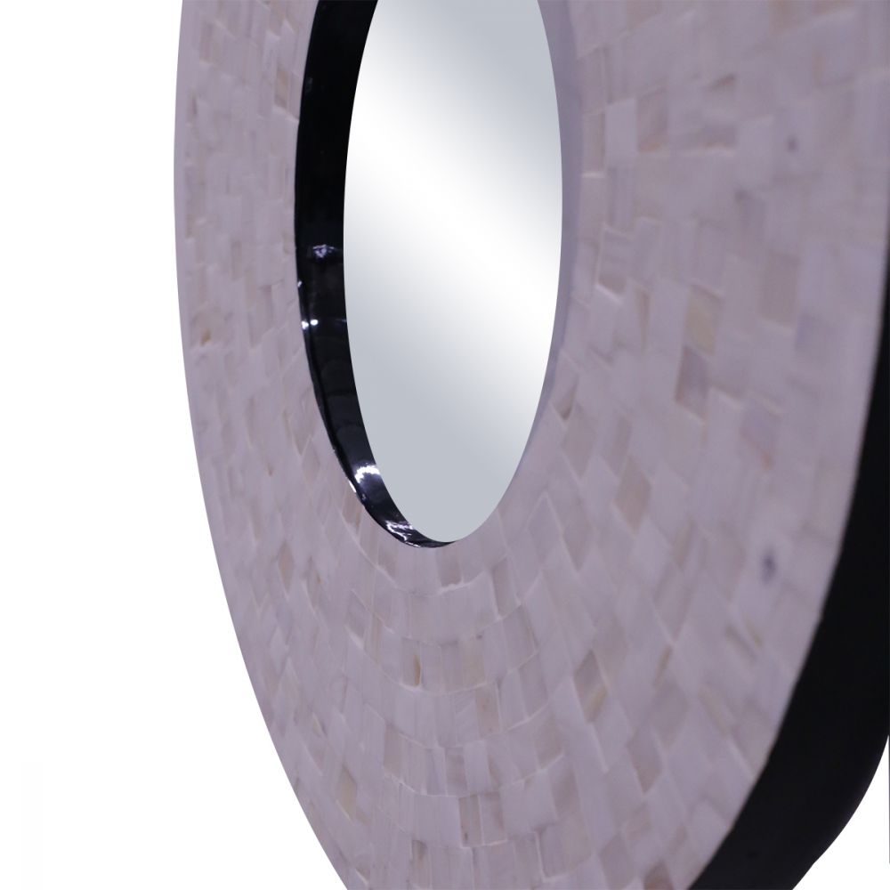 Bianca Moderno Mother of Pearl Framed Mirror