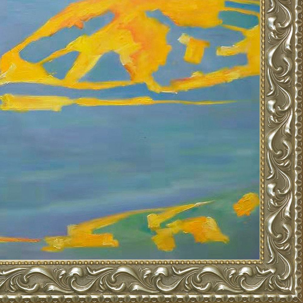 Summer, Dune in Zeeland Pre-framed - Rococo Silver 24"X36"