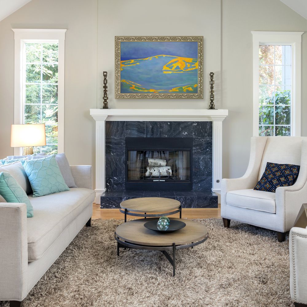 Summer, Dune in Zeeland Pre-framed - Rococo Silver 24"X36"