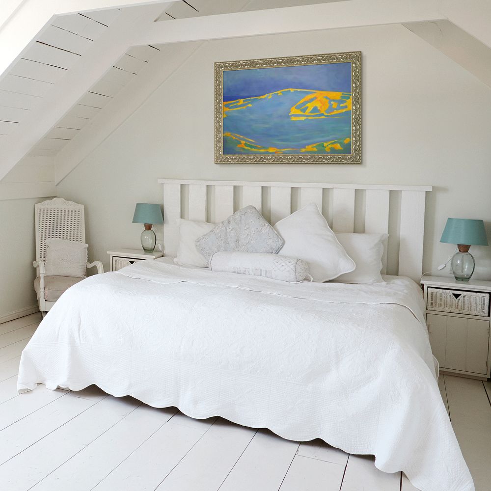 Summer, Dune in Zeeland Pre-framed - Rococo Silver 24"X36"