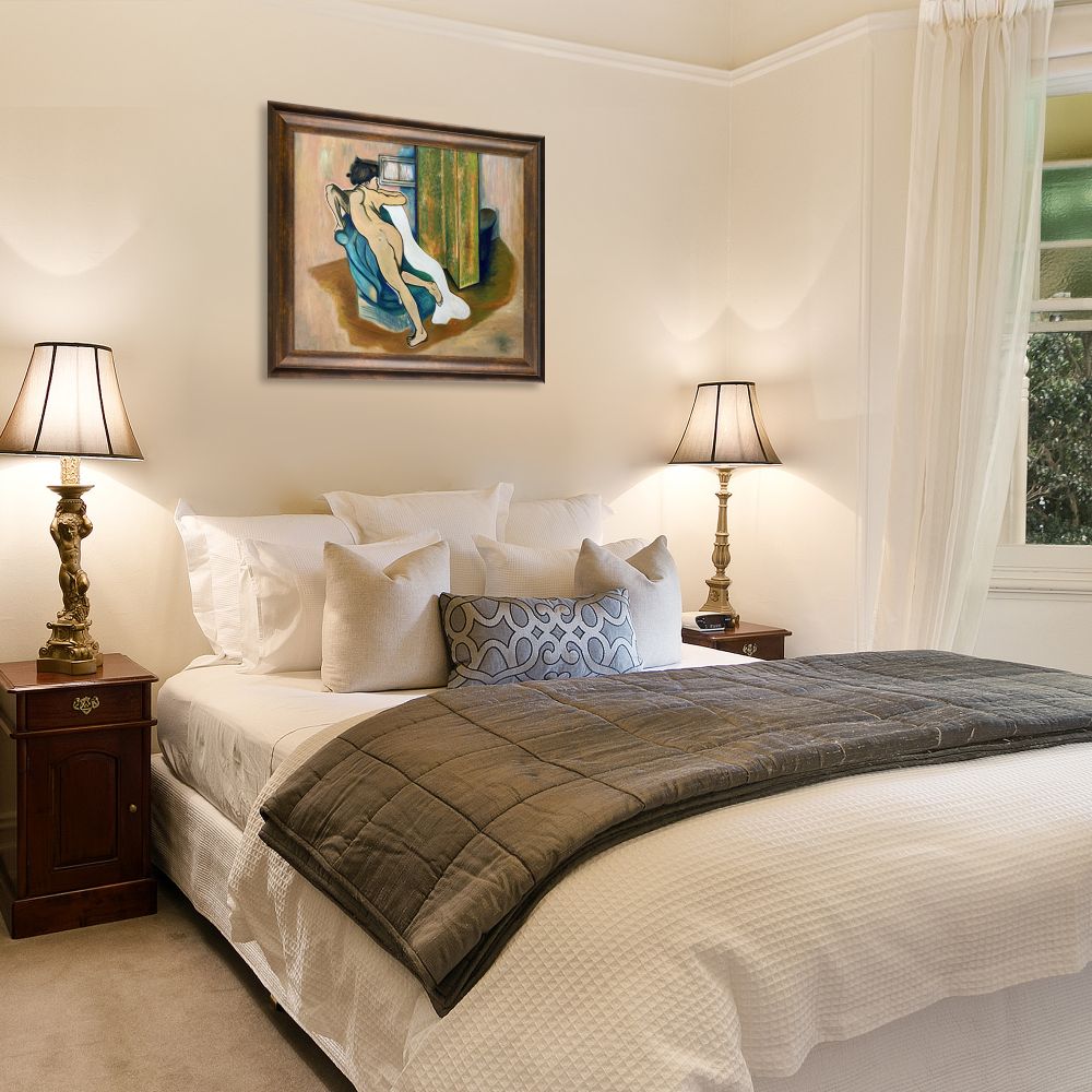 After the bath Pre-framed - Modena Vintage 20" X 24"