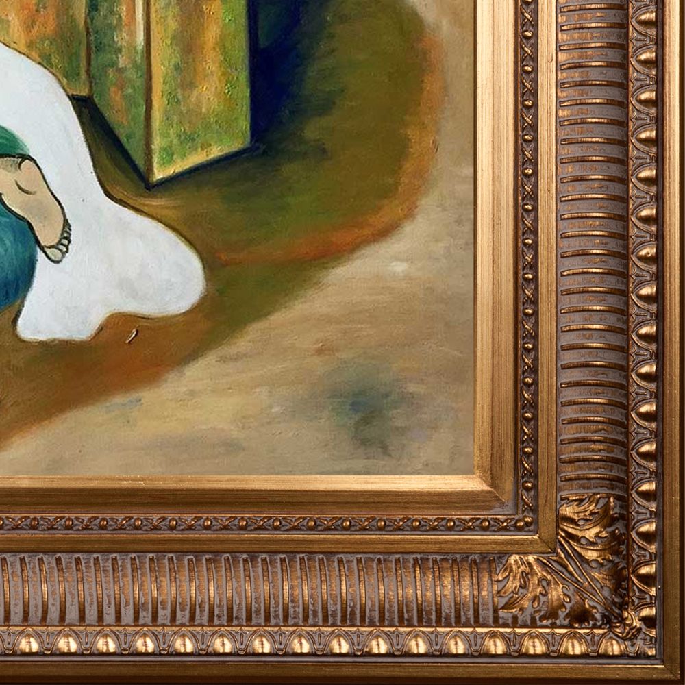 After the bath Pre-framed - Regal Gold Frame 20"X24"