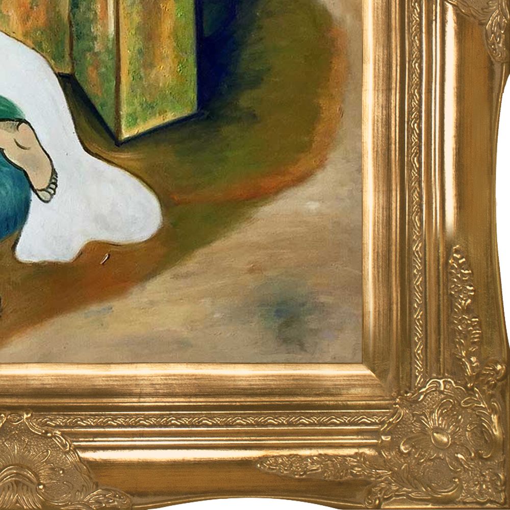 After the bath Pre-framed - Victorian Gold Frame 20"X24"