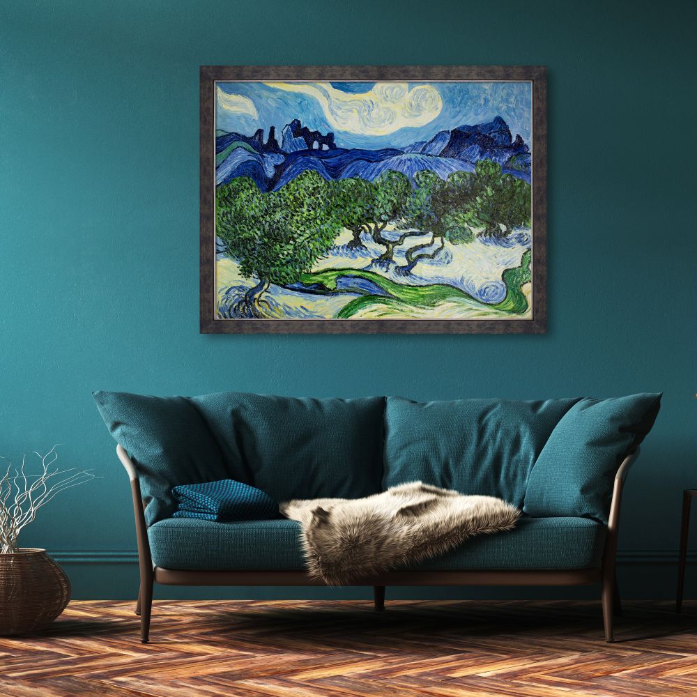 Olive Trees with the Alpilles in the Background