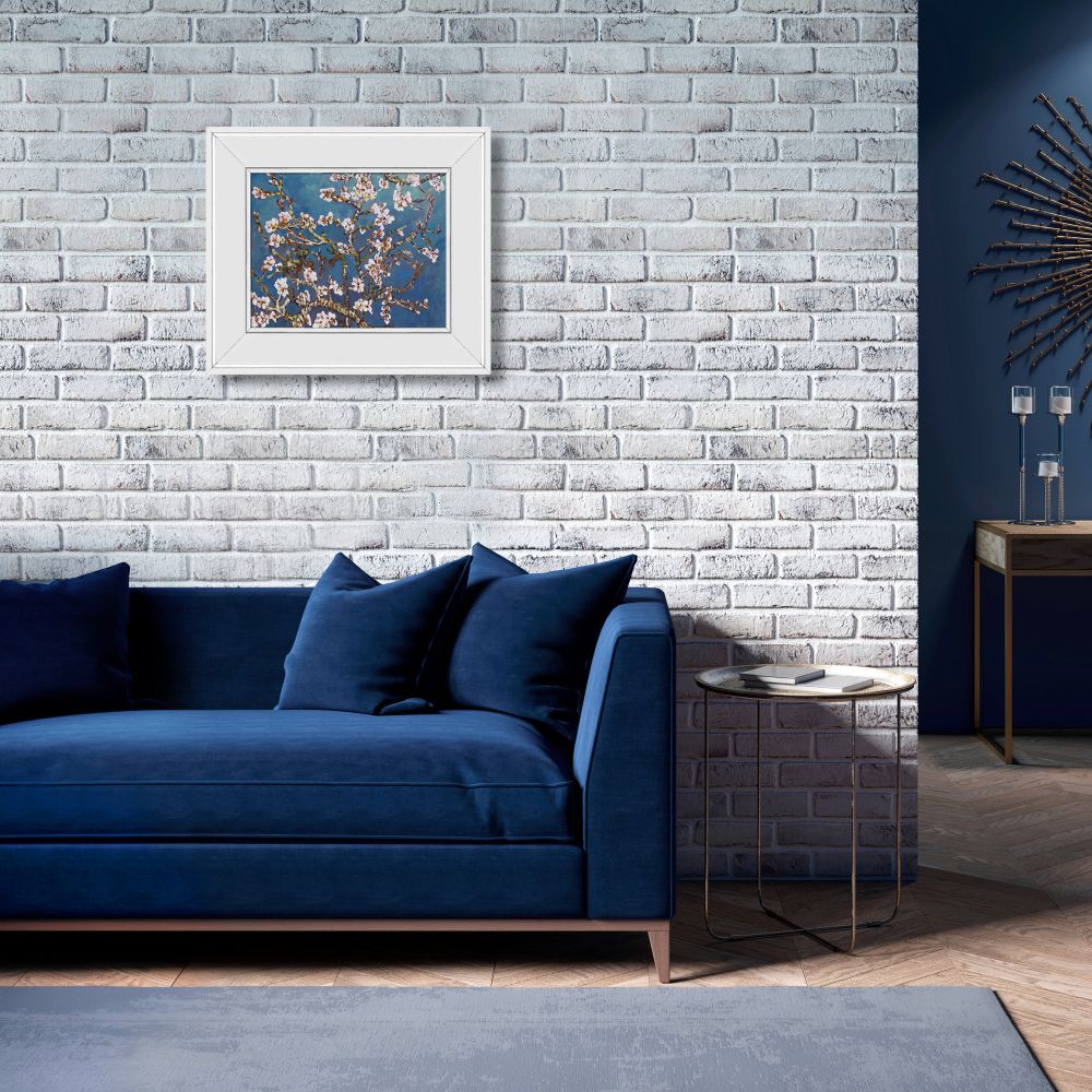 Branches Of An Almond Tree In Blossom