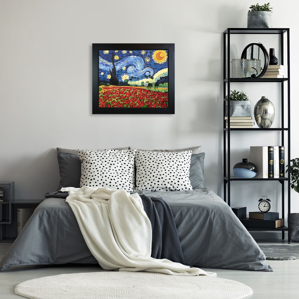 Starry Poppies Collage