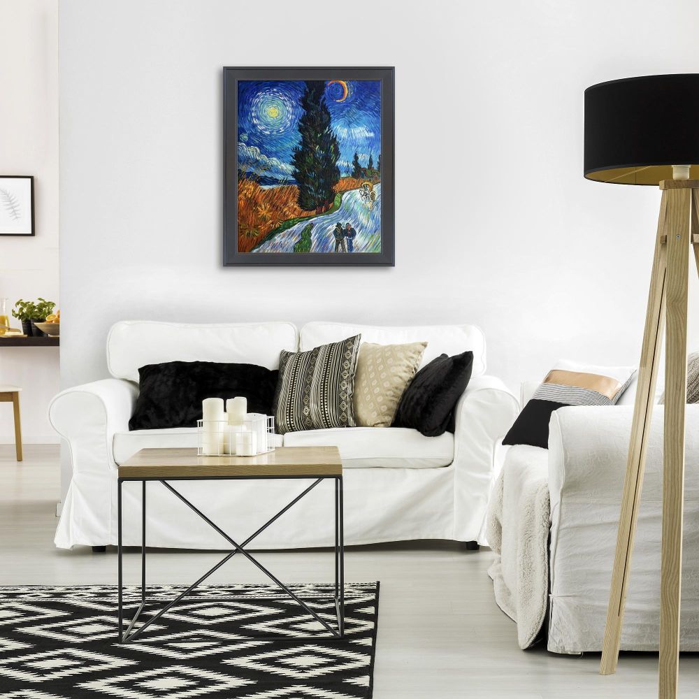 Road with Cypress and Star