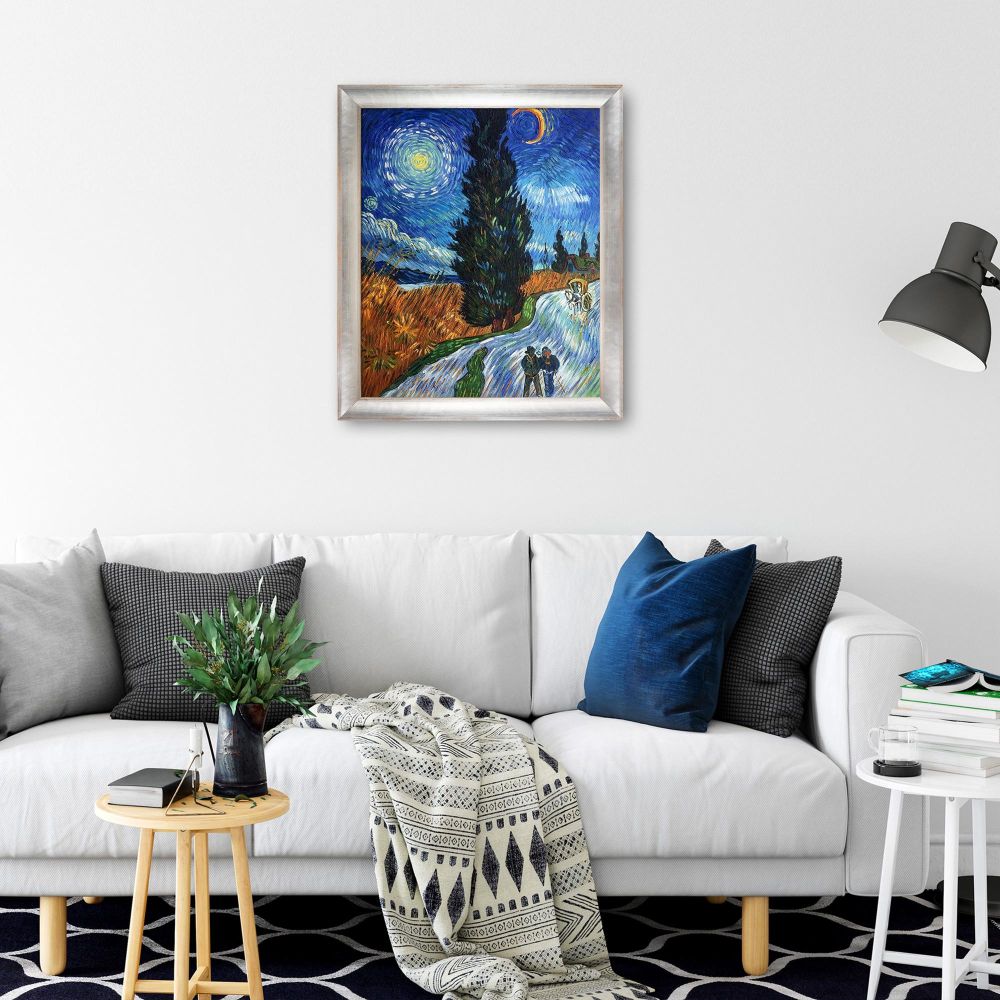 Road with Cypress and Star