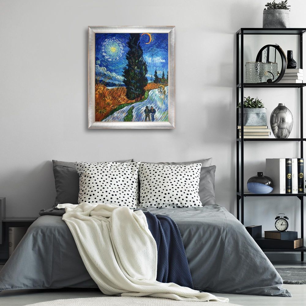 Road with Cypress and Star