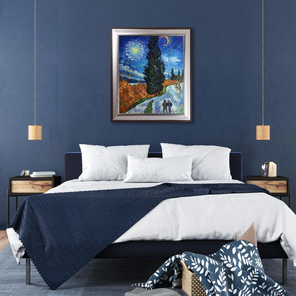 Road with Cypress and Star