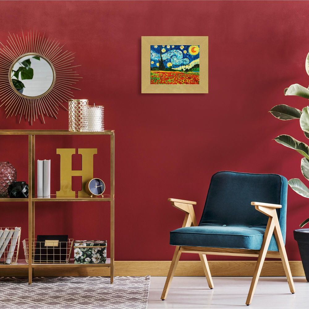 Starry Poppies Collage