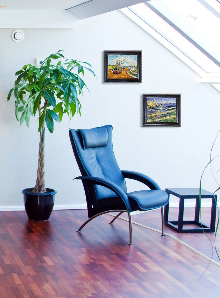 Fishing Boats on the Beach at Saintes-Maries