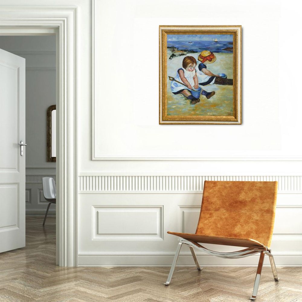 Children Playing on the Beach