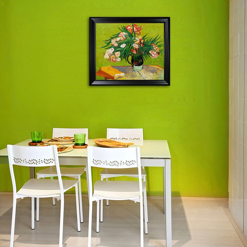 Majolica Jar with Branches of Oleander, 1888