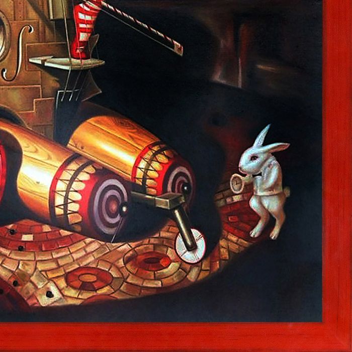 Agaric Flying Dutchman Pre-Framed - Stiletto Red Frame 30" X 40"