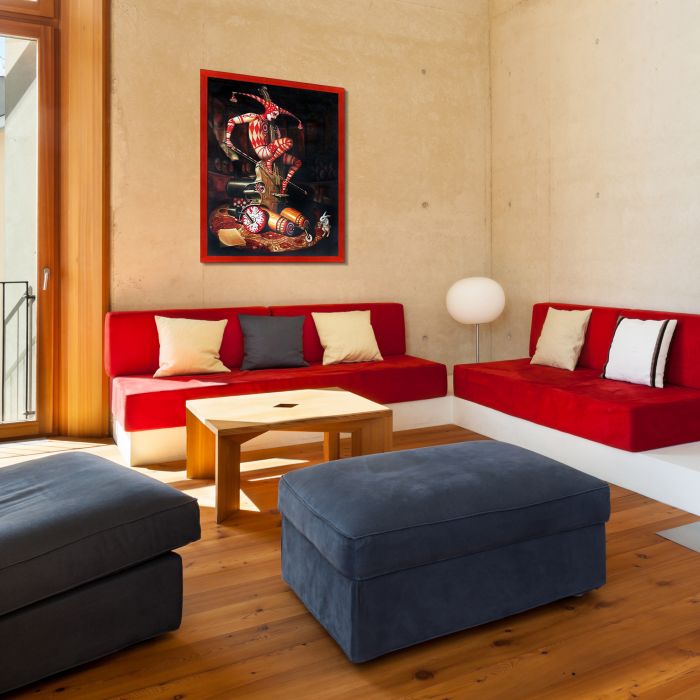 Agaric Flying Dutchman Pre-Framed - Stiletto Red Frame 30" X 40"