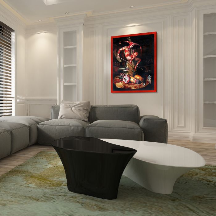 Agaric Flying Dutchman Pre-Framed - Stiletto Red Frame 30" X 40"