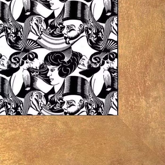 Eight Heads Pre-framed - Florentine Gold Frame 8"X10"