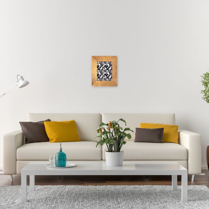 Eight Heads Pre-framed - Florentine Gold Frame 8"X10"