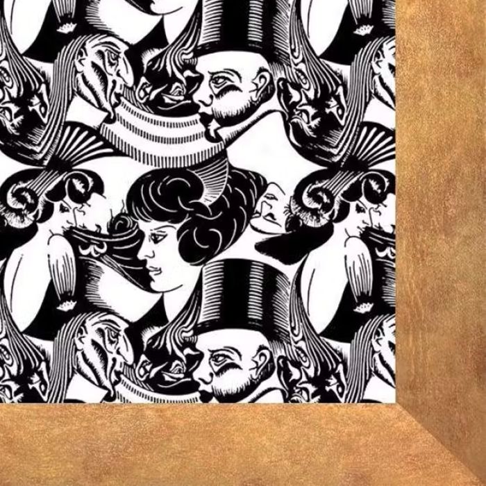 Eight Heads Pre-framed - Florentine Gold Frame 16"X20"