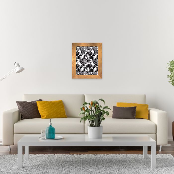 Eight Heads Pre-framed - Florentine Gold Frame 16"X20"