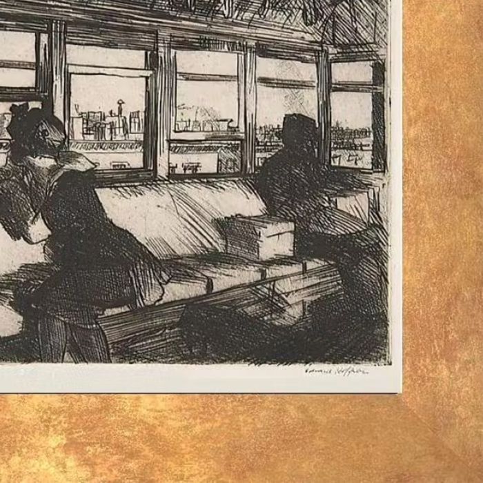 House Tops Pre-framed - Florentine Gold Frame 16"X20"