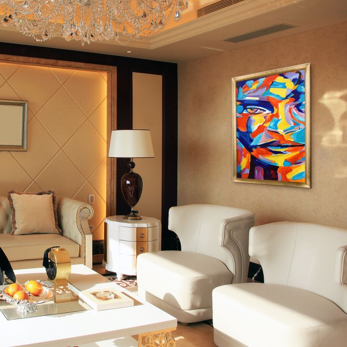 Acceptance of The Self Reproduction Pre-Framed - Gold Luminoso Frame 24" x 36"