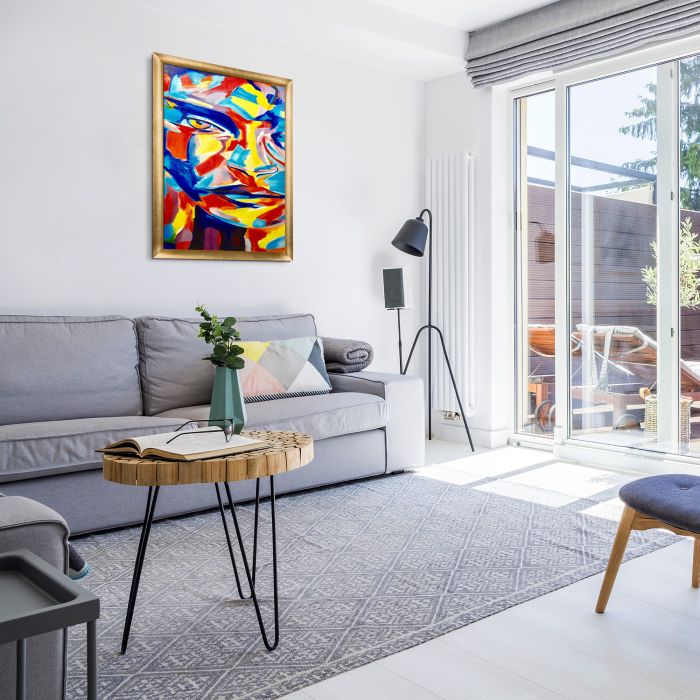 Acceptance of The Self Reproduction Pre-Framed - Gold Luminoso Frame 24" x 36"