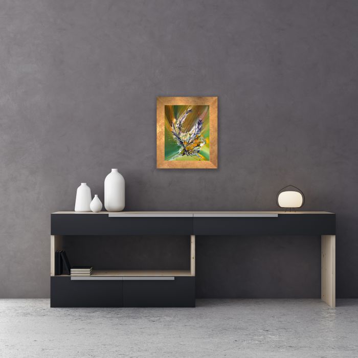 Like a Papillon 2 Pre-framed - Florentine Gold Frame 16"X20"