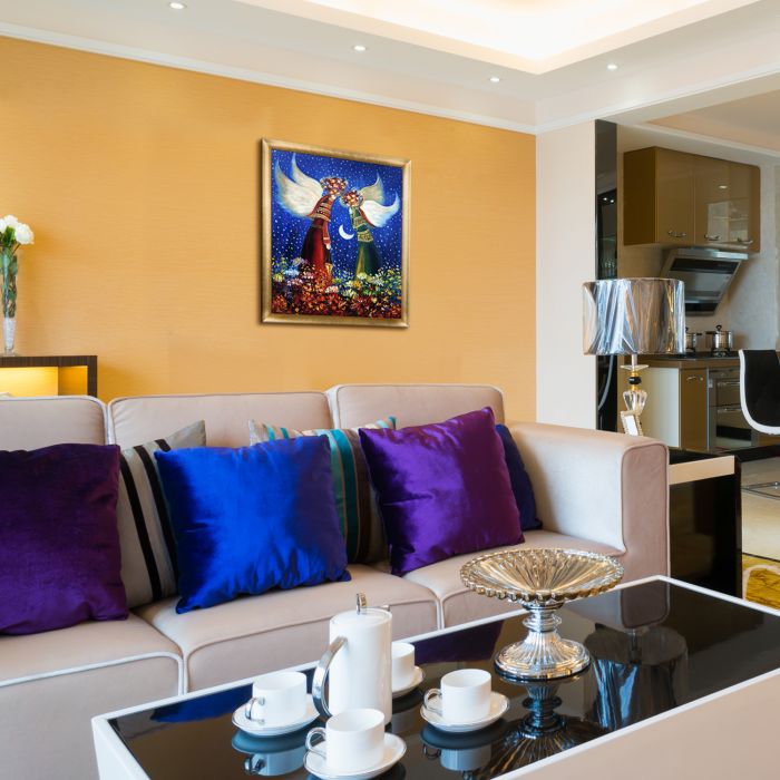 Angels Pre-Framed - Gold Luminoso Frame 20"X24"