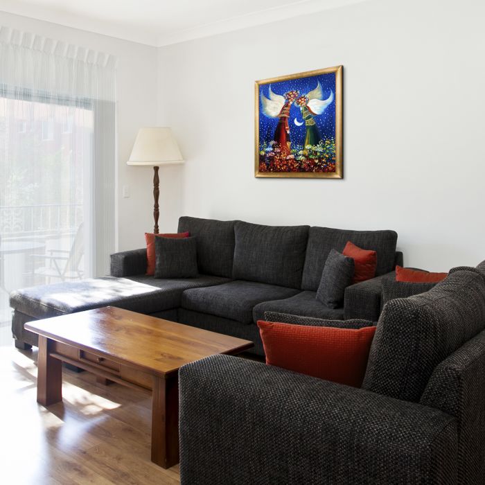 Angels Pre-Framed - Gold Luminoso Frame 20"X24"