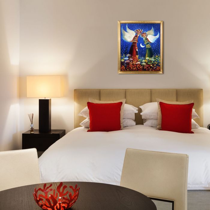 Angels Pre-Framed - Gold Luminoso Frame 20"X24"