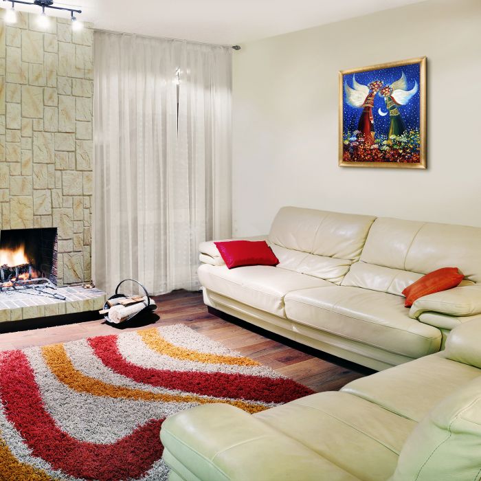 Angels Pre-Framed - Gold Luminoso Frame 20"X24"