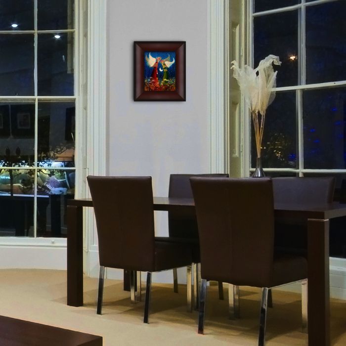 Angels by Justyna Kopania Pre-Framed Canvas Print - Oxblood Scoop 8