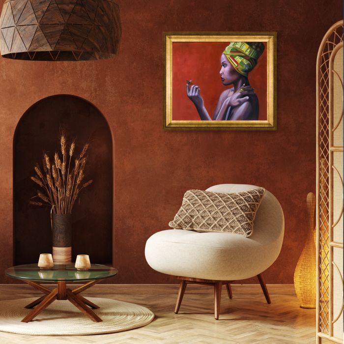 Southern Butterfly - Athenian Gold Frame 20"X24"