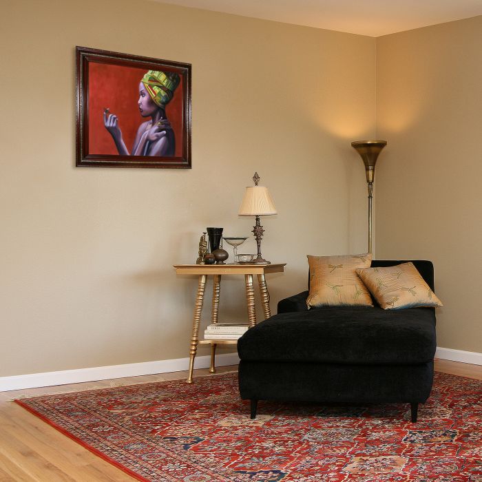 Southern Butterfly Reproduction Pre-Framed - Heritage Cherry Frame 20