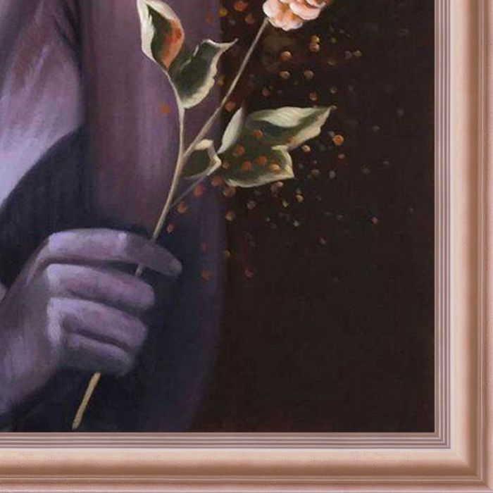 Secrets of the Night Reproduction Pre-Framed - Rose Gold Classico Frame 20" X 24"