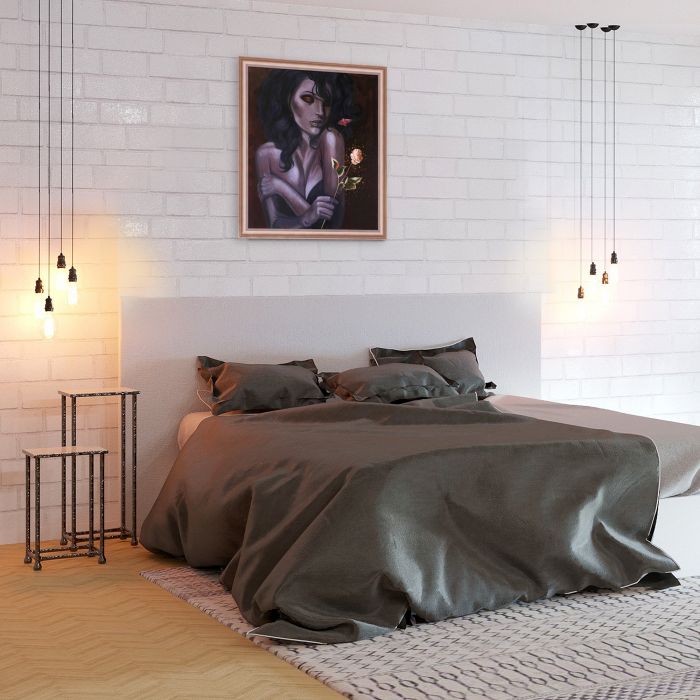 Secrets of the Night Reproduction Pre-Framed - Rose Gold Classico Frame 20" X 24"