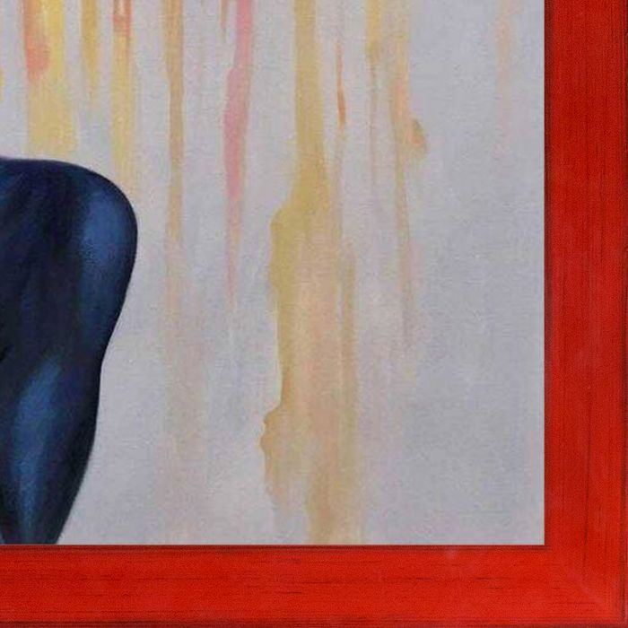 Freedom Reproduction Pre-Framed - Stiletto Red Frame 20" X 24"