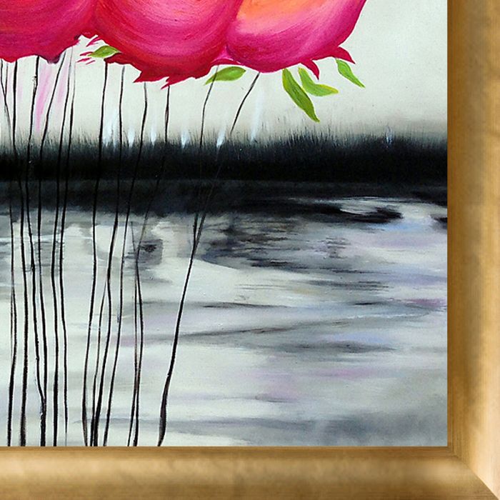 A Touch of Color Reproduction Pre-Framed - Gold Luminoso Frame 24" x 36"