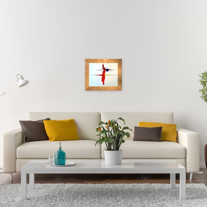 Eye on the World Pre-framed - Florentine Gold Frame 16"X20"